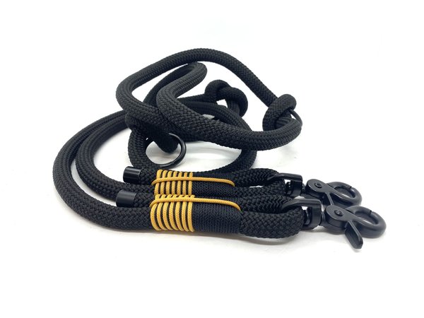 Hundehalsband und Leine im Set oder Einzeln „Black Camel“