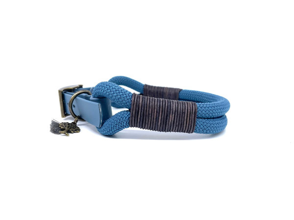 Verstellbares Hundehalsband mit Biothaneverschluss und Leine im Set oder Einzeln „Simply Carolina “