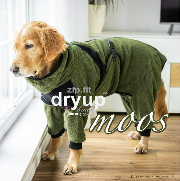 DryUp Body ZipFit - Hundebademantel mit Beinen