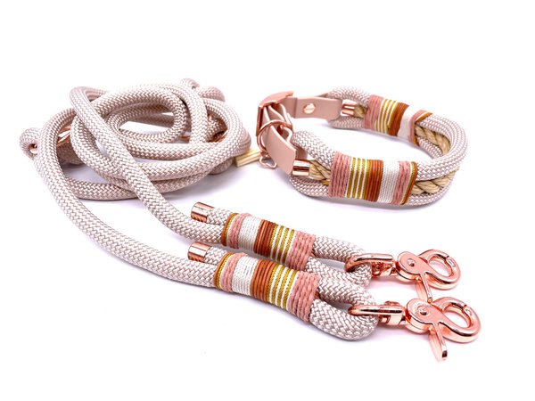 Verstellbares Hundehalsband mit Biothaneverschluss und Leine im Set oder Einzeln „“