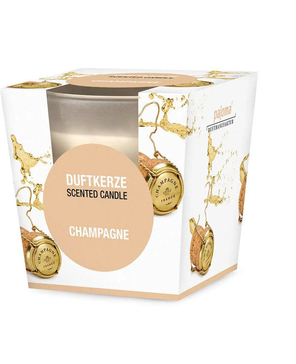 Pajoma - Kerze im Glas 8cm „Champagner“